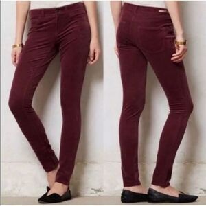 🐢 Anthropologie Pilcro and the Letterpress purple corduroy pants  sz 27